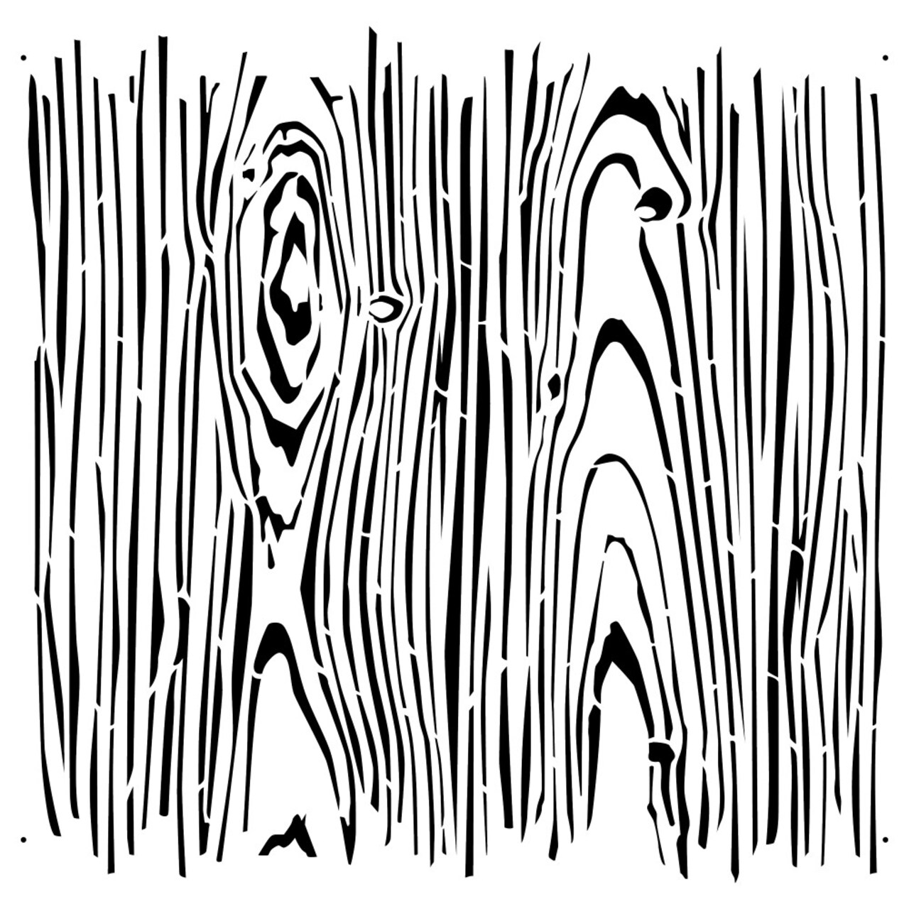 Faux Wood Grain Embossing 12 x 12 Stencil | FS024 by Designer Stencils | Pattern Stencils | Reusable Stencils for Painting on Wood, Wall, Tile, Canvas, Paper, Fabric, Furniture, Floor | Try Instead of a Wallpaper | Easy to Use & Clean